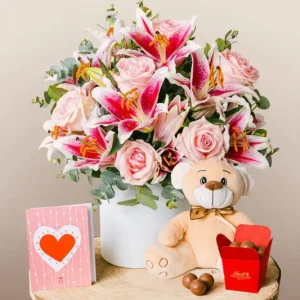 Subtle freshness – Roses and Lilies