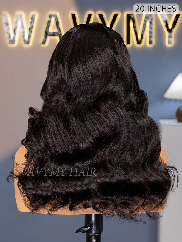 Wavymy Wear Go Body Wave Glueless Wig Pre-Cut Lace Closure Wig Pre-Plucked Natural Hairline 180% Density Human Hair - Image 8