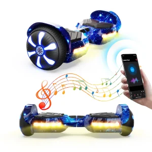 iHoverboard H2 Pink Self Balancing Hoverboard with Bluetooth & LED 6.5″
