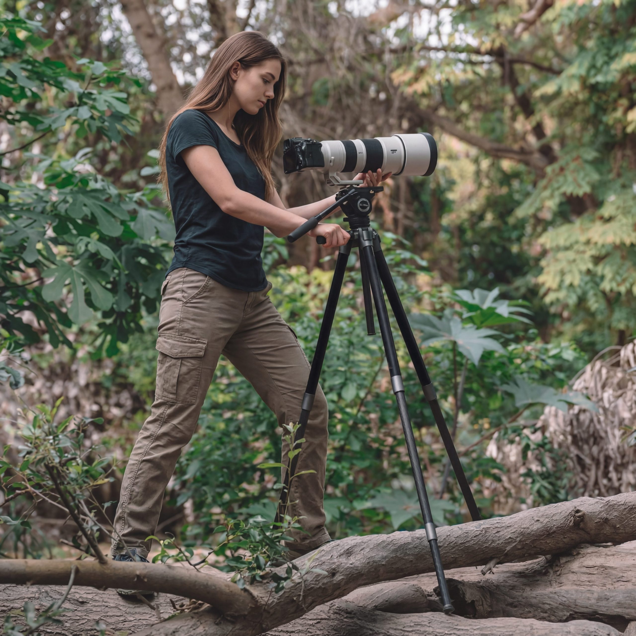 SmallRig x Potato Jet TRIBEX SE Tripod (166cm Height, 6kg Load) with Integrated Hydraulic Fluid Head - Image 5