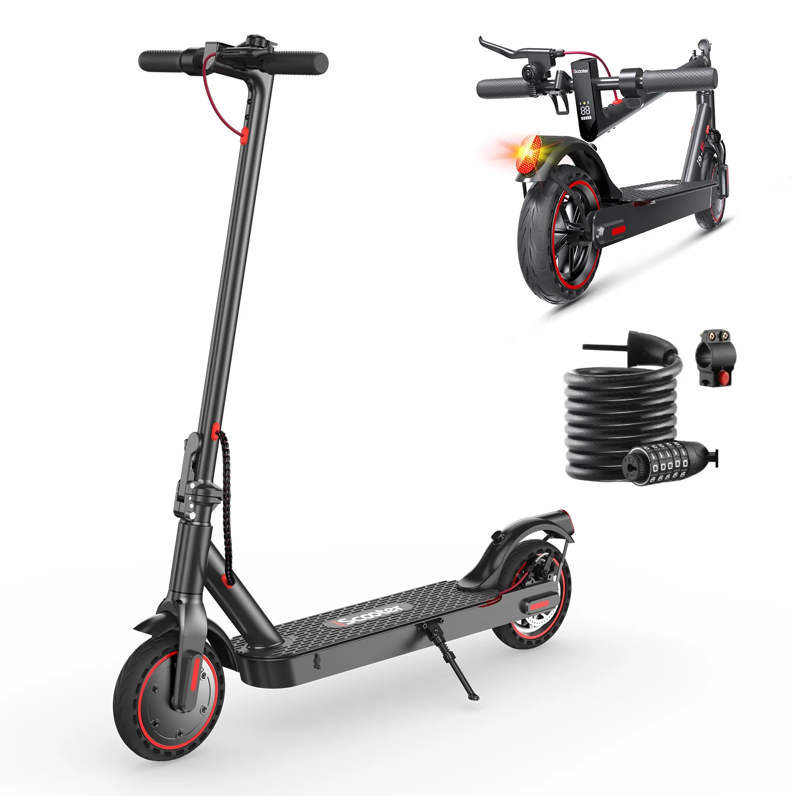 i9 350W Electric Scooter 18.6-Mile Range - Image 17